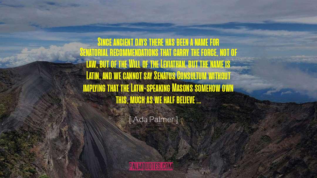 Leviathan quotes by Ada Palmer