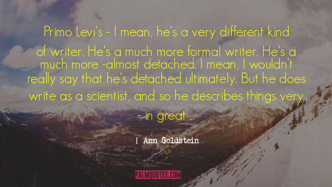 Levis quotes by Ann Goldstein