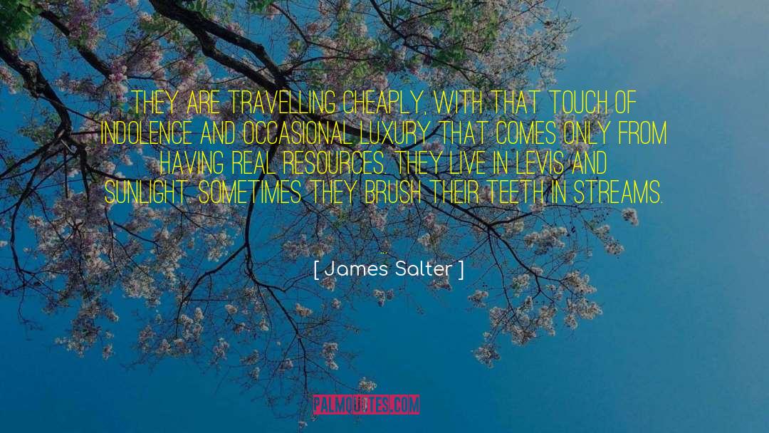 Levis quotes by James Salter