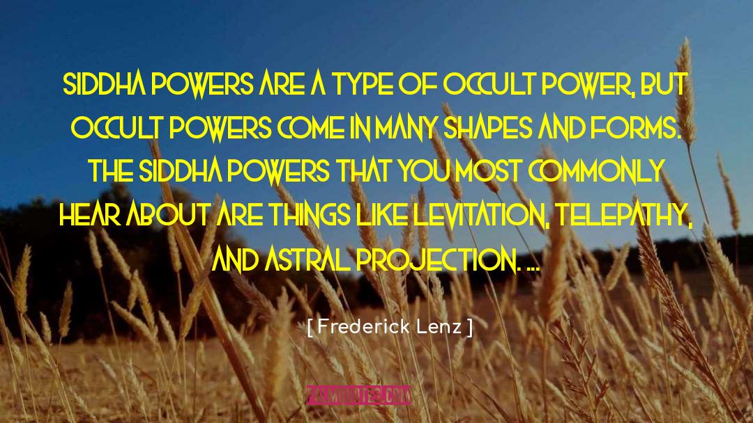 Levitation quotes by Frederick Lenz