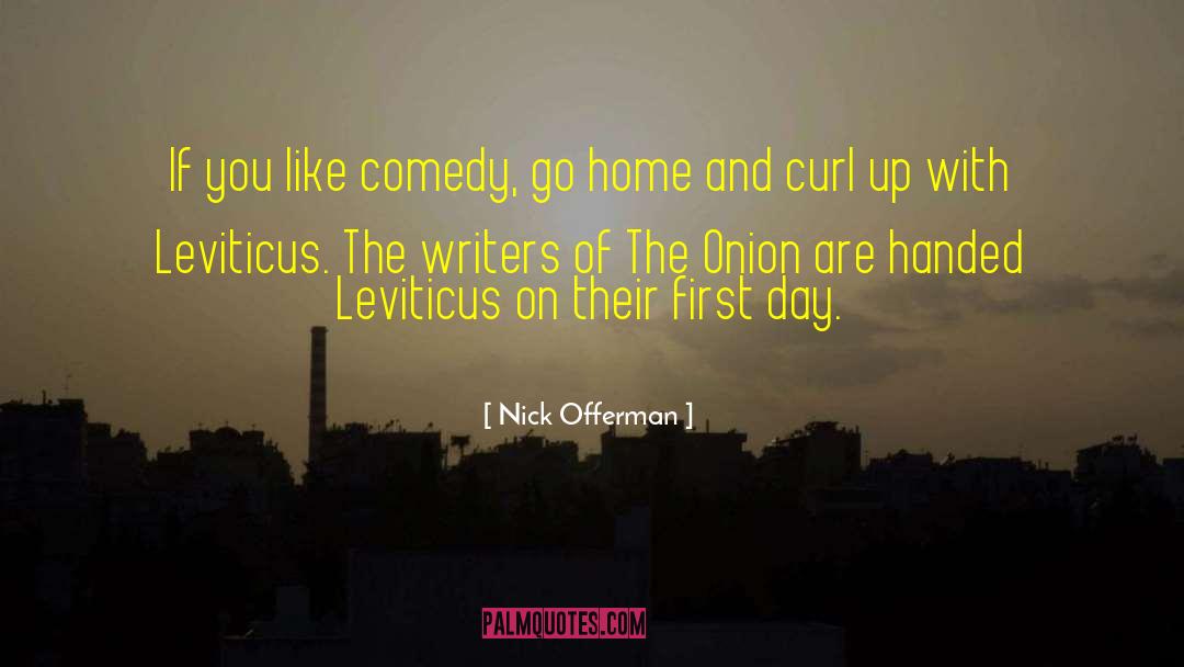 Leviticus quotes by Nick Offerman