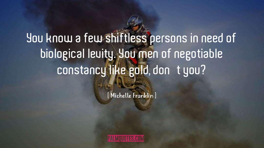 Levity quotes by Michelle Franklin