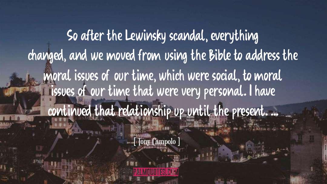 Lewinsky quotes by Tony Campolo