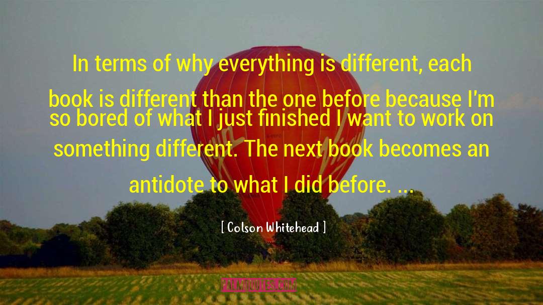 Lewisite Antidote quotes by Colson Whitehead