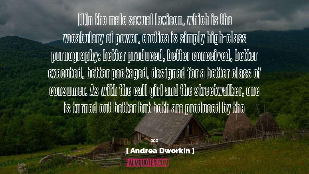 Lexicon quotes by Andrea Dworkin