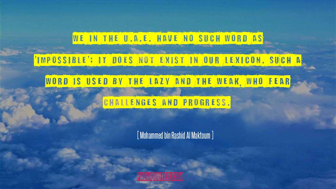 Lexicon quotes by Mohammed Bin Rashid Al Maktoum