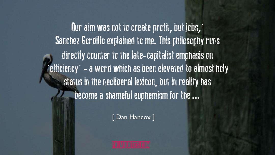 Lexicon quotes by Dan Hancox