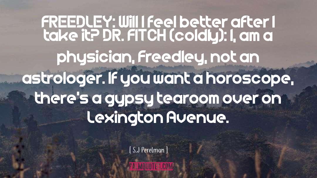 Lexington quotes by S.J Perelman