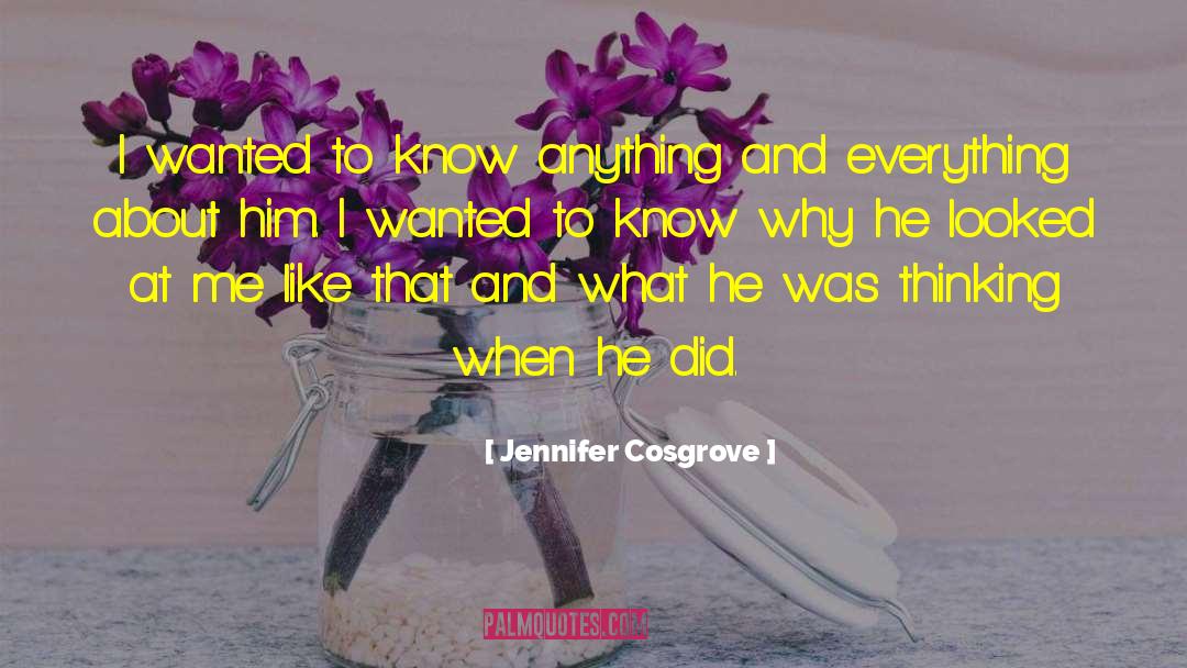 Lgbt Characters quotes by Jennifer Cosgrove