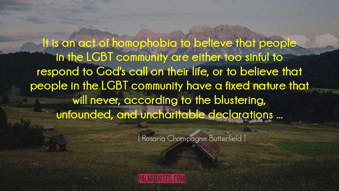 Lgbt Community quotes by Rosaria Champagne Butterfield