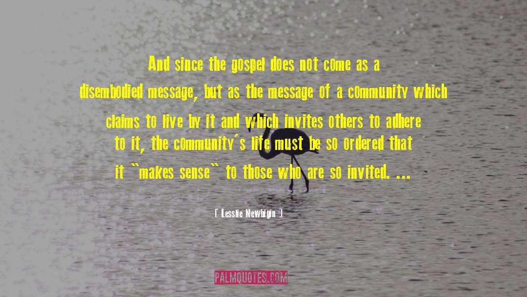 Lgbt Community quotes by Lesslie Newbigin