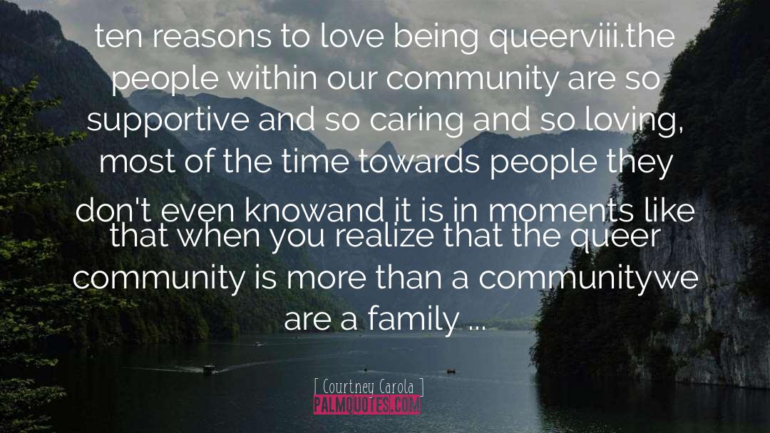 Lgbt Community quotes by Courtney Carola