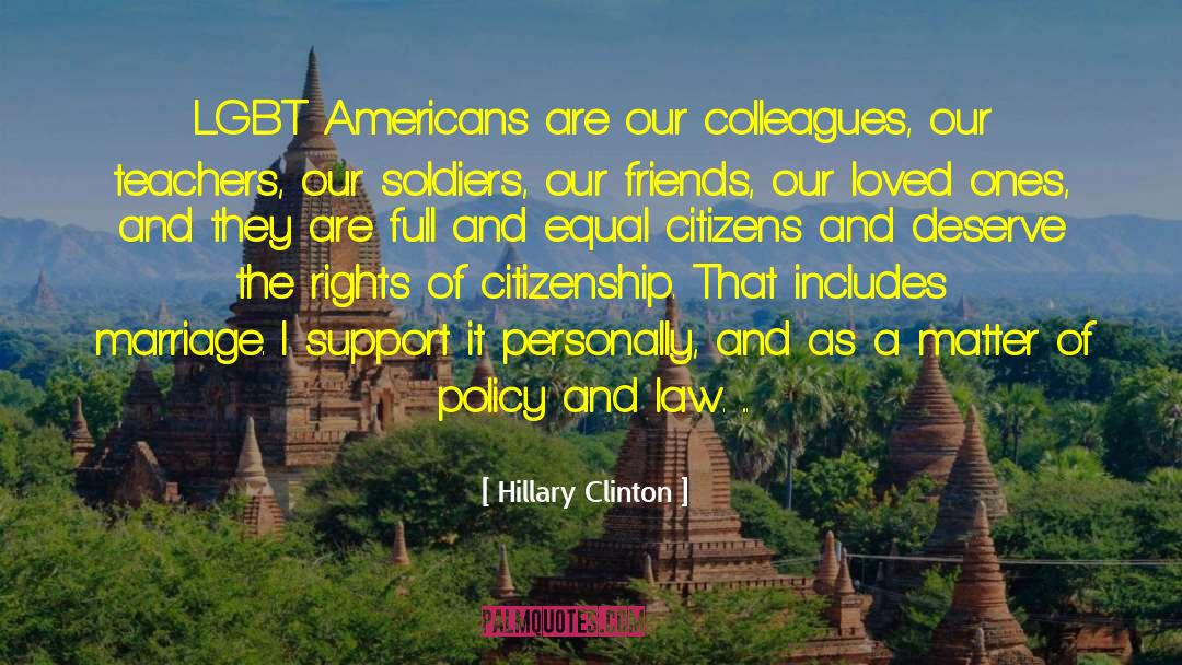 Lgbt Gay Men quotes by Hillary Clinton