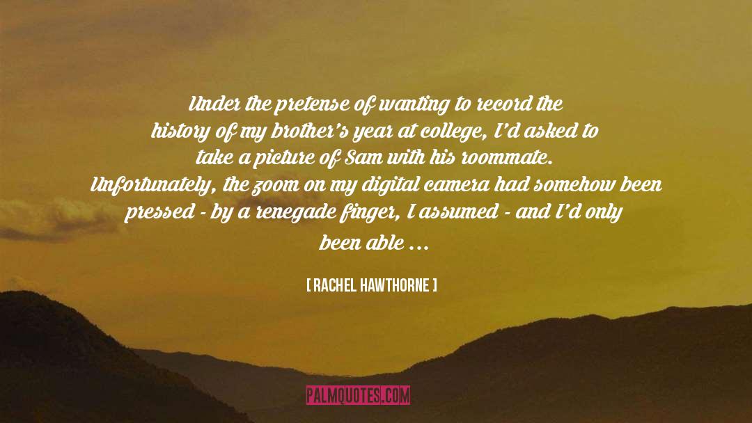 Lgbt History quotes by Rachel Hawthorne