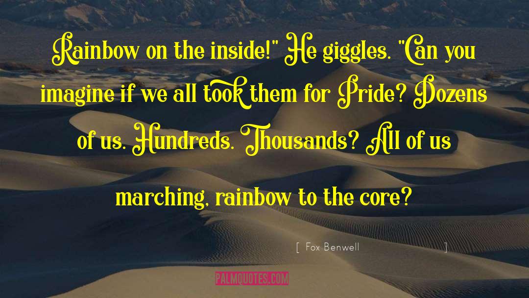 Lgbt Pride Month quotes by Fox Benwell