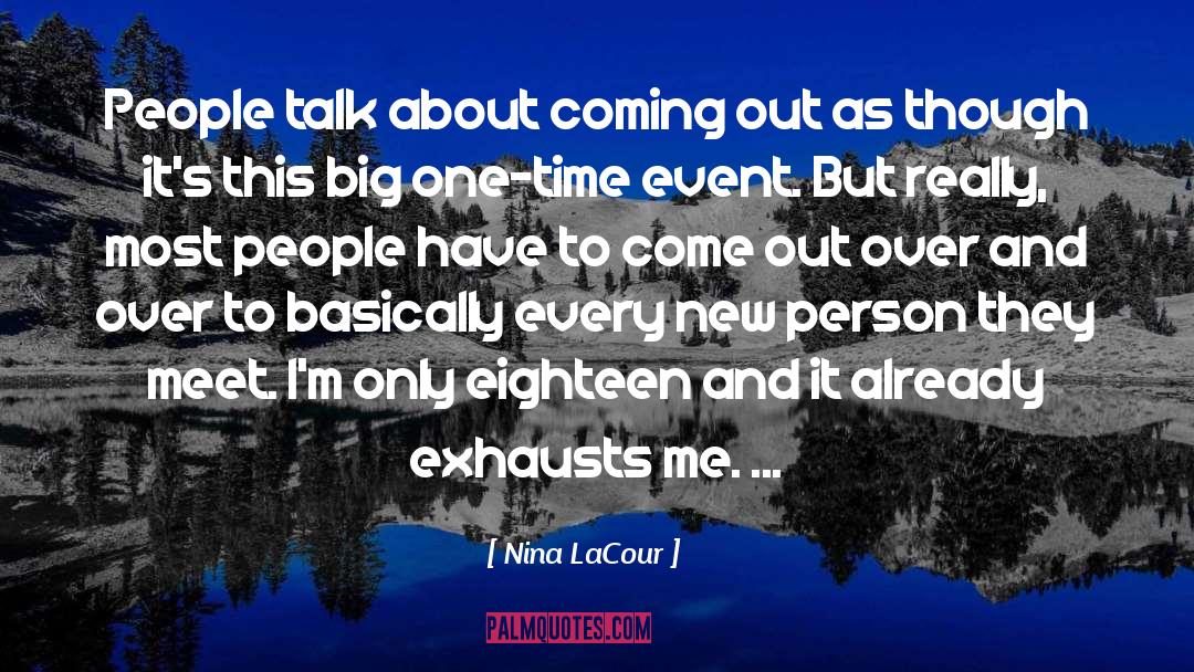 Lgbtq quotes by Nina LaCour