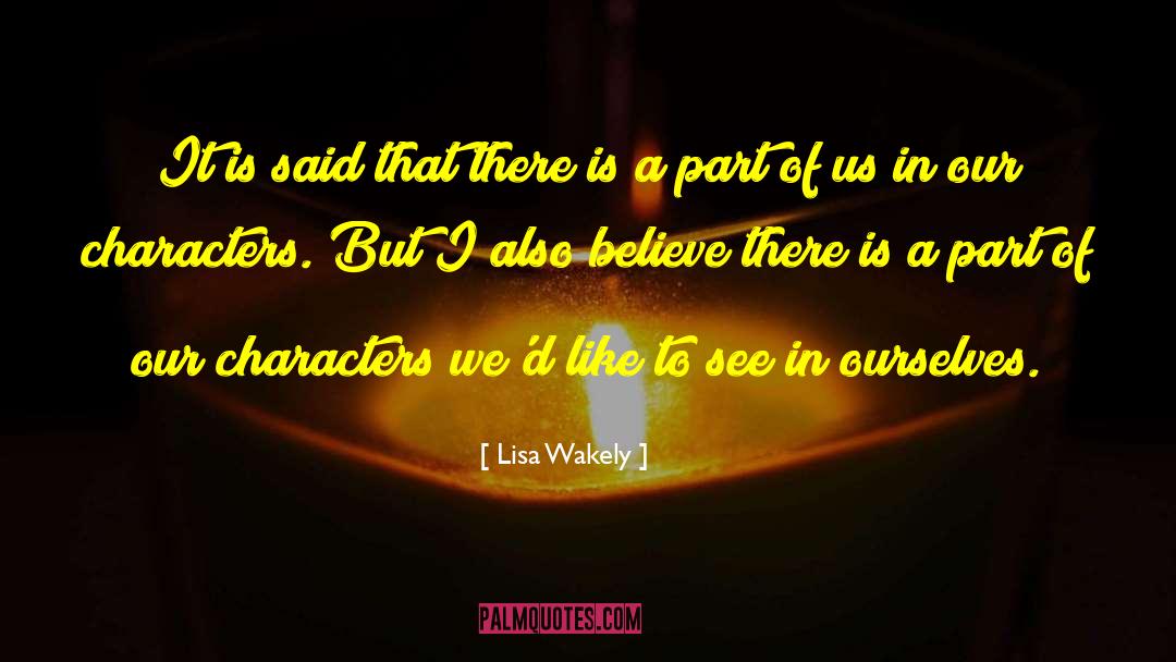 Lgbtqia Characters quotes by Lisa Wakely