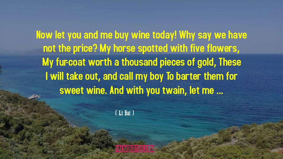 Li Min quotes by Li Bai