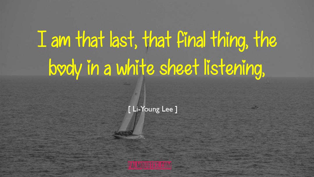 Li Min quotes by Li-Young Lee