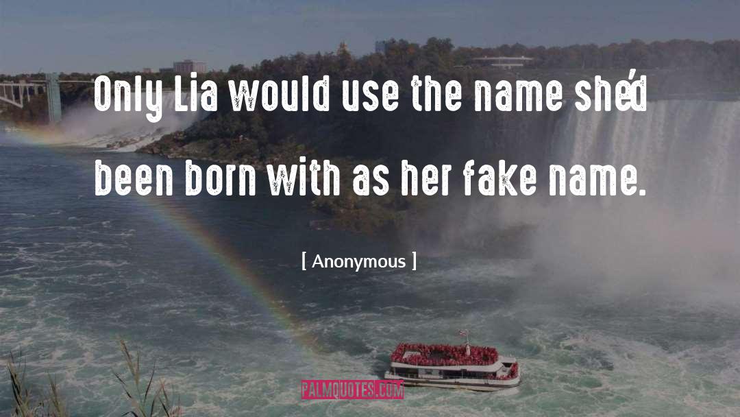Lia Emerson quotes by Anonymous