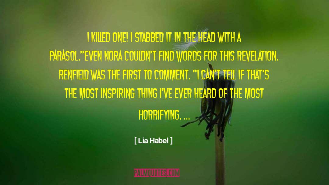 Lia quotes by Lia Habel