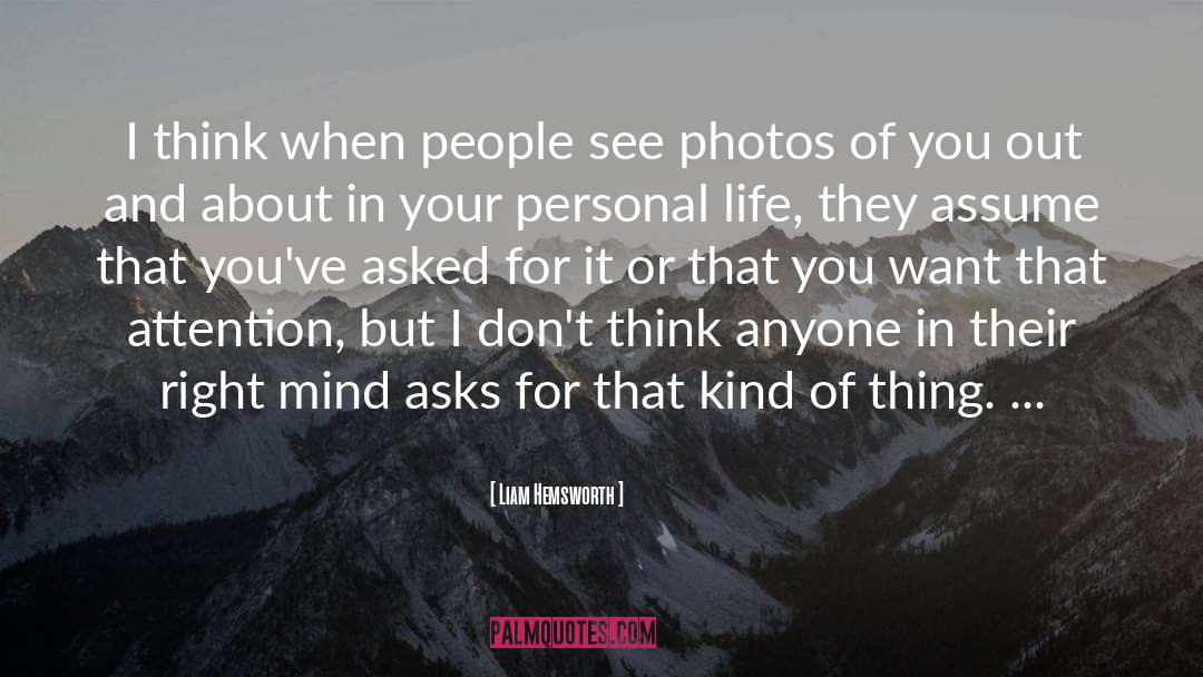 Liam quotes by Liam Hemsworth