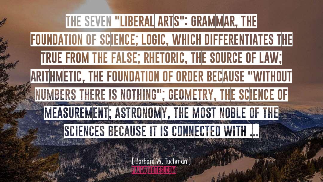 Liberal Arts Education quotes by Barbara W. Tuchman