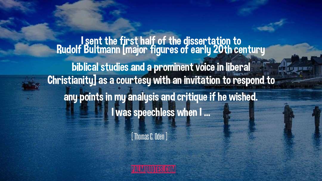 Liberal Christianity quotes by Thomas C. Oden