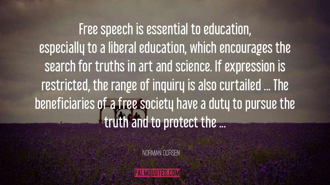 Liberal Education quotes by Norman Dorsen