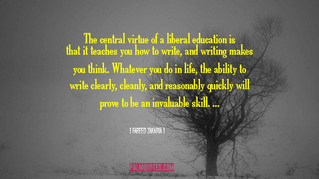 Liberal Education quotes by Fareed Zakaria