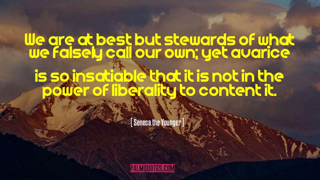 Liberality quotes by Seneca The Younger