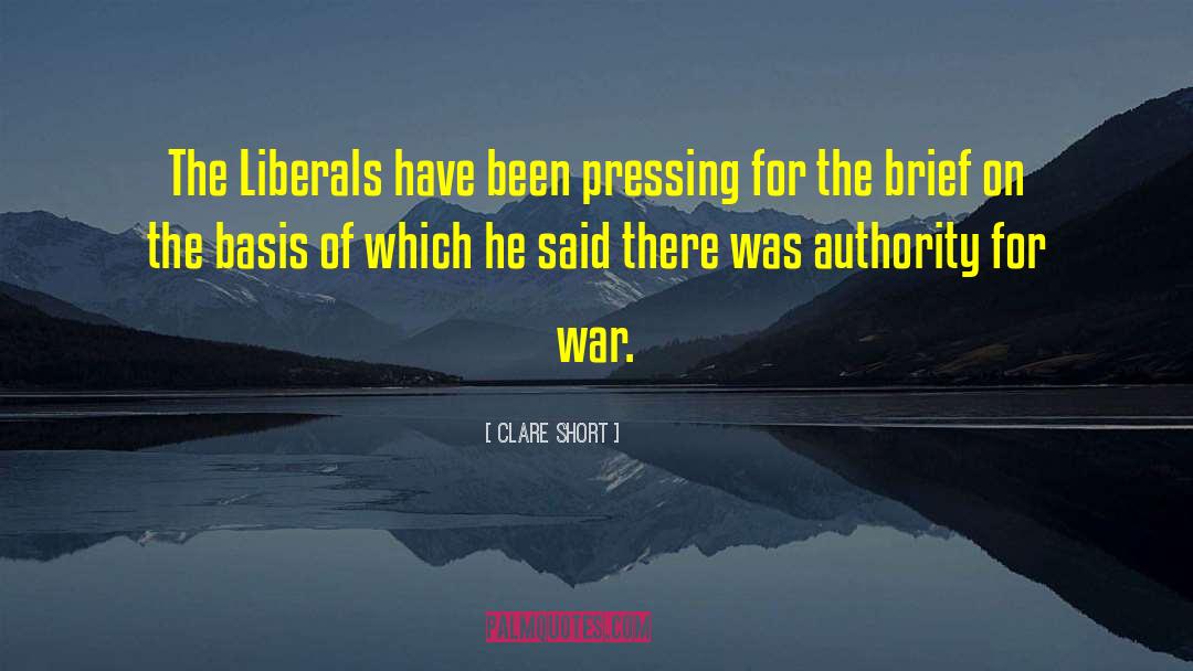 Liberals quotes by Clare Short