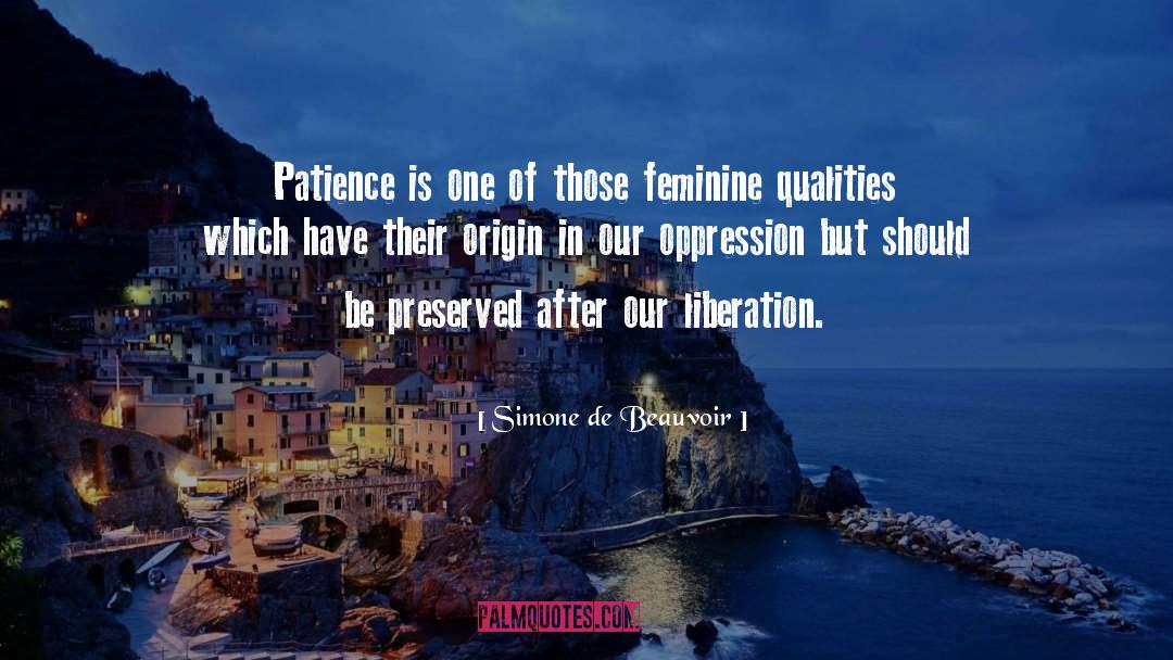 Liberation quotes by Simone De Beauvoir