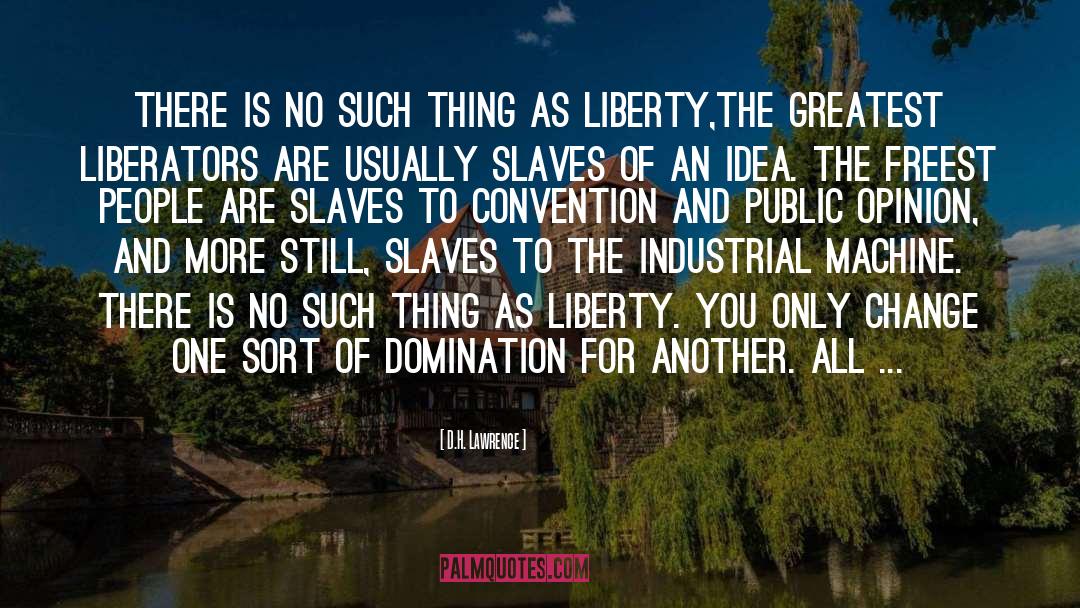 Liberators quotes by D.H. Lawrence