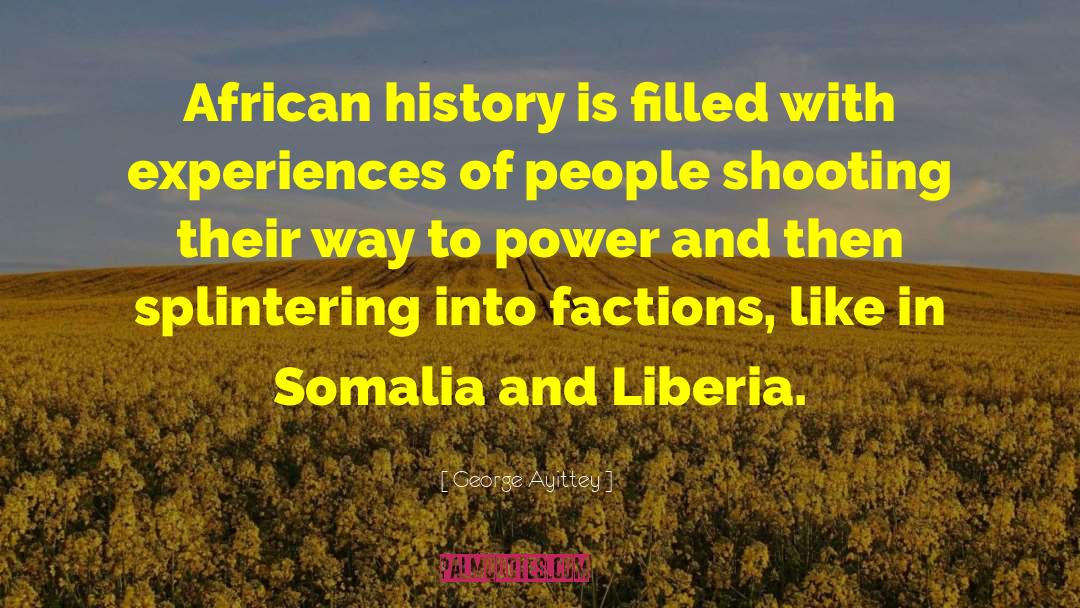 Liberia History quotes by George Ayittey