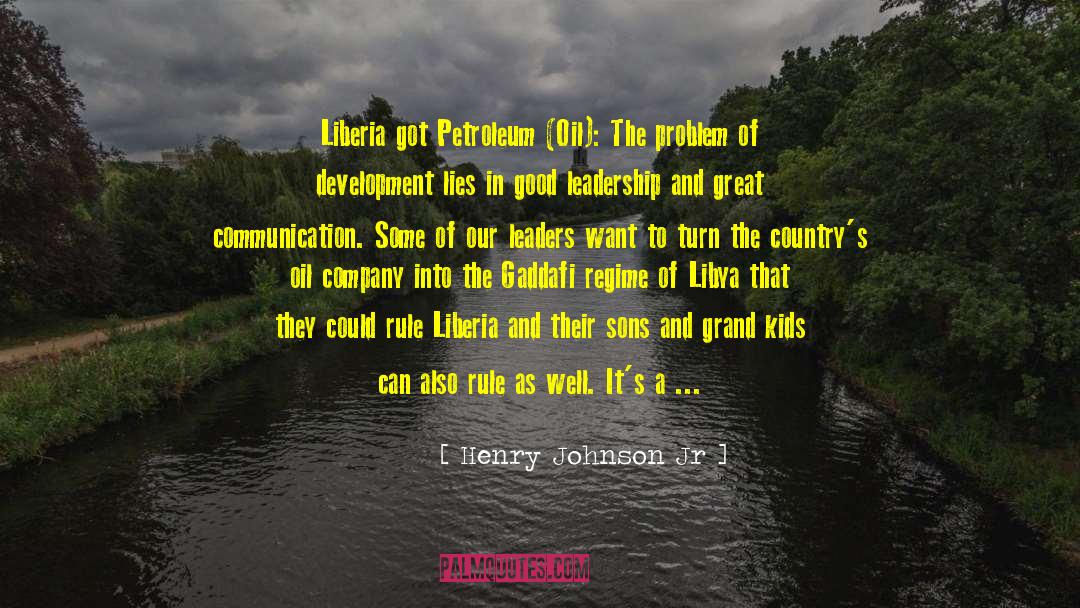 Liberia War quotes by Henry Johnson Jr