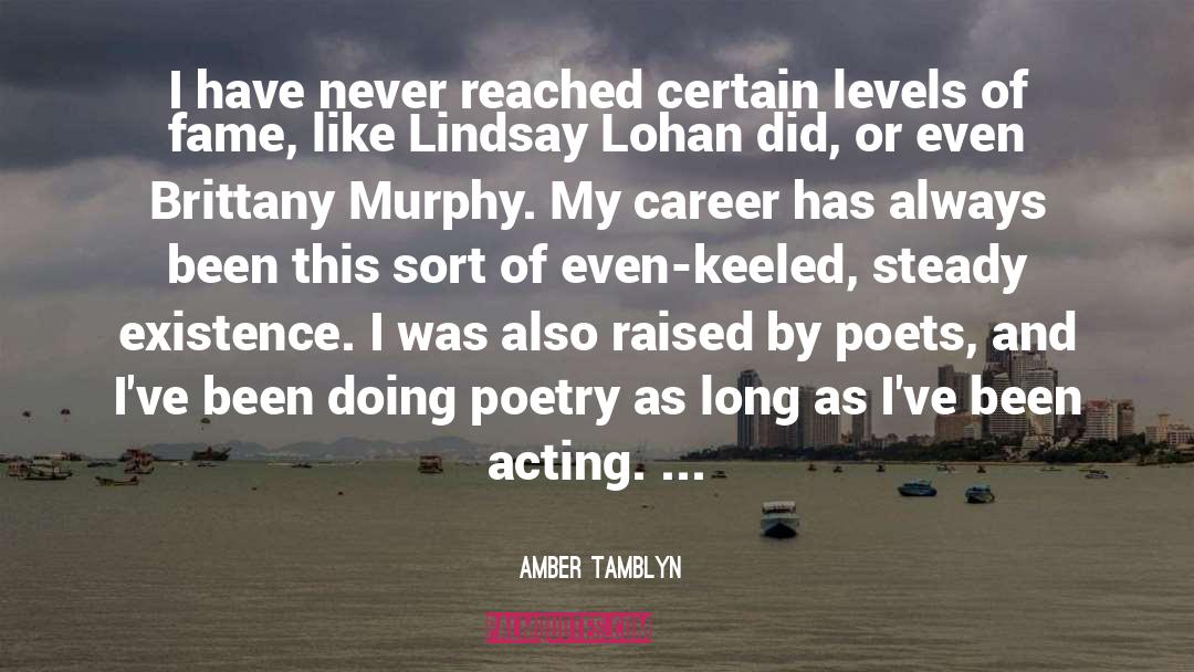 Liberian Poets quotes by Amber Tamblyn