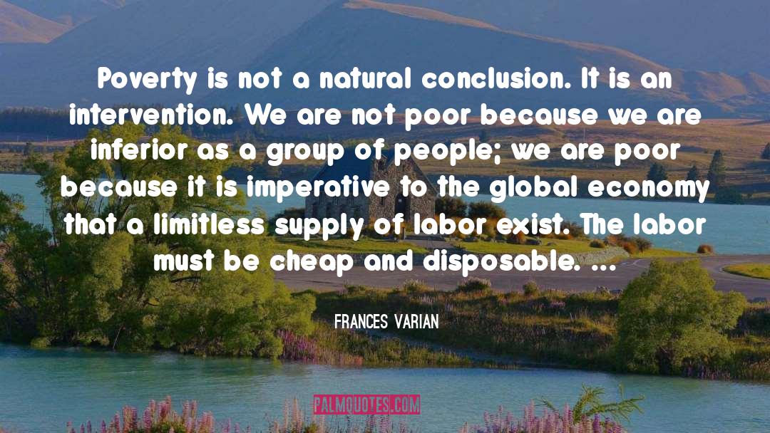 Libidinal Economy quotes by Frances Varian