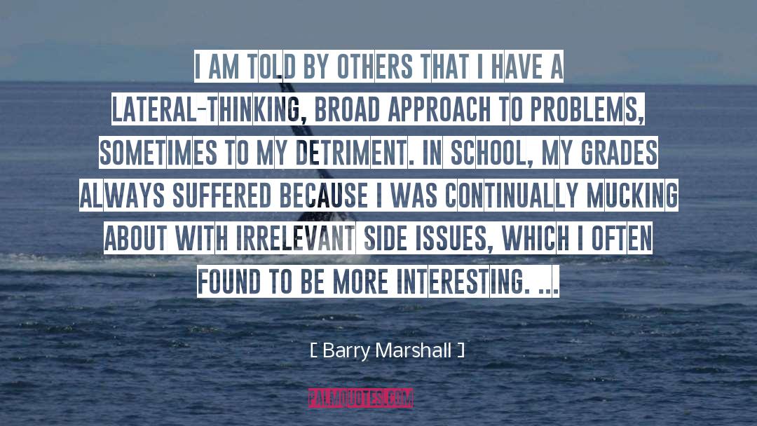 Libido Issues quotes by Barry Marshall