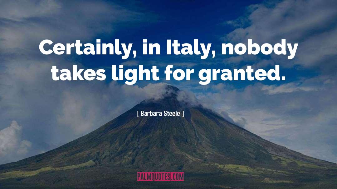 Libonati Italy quotes by Barbara Steele
