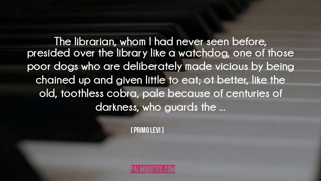 Librarian quotes by Primo Levi