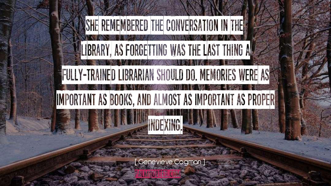 Librarian quotes by Genevieve Cogman