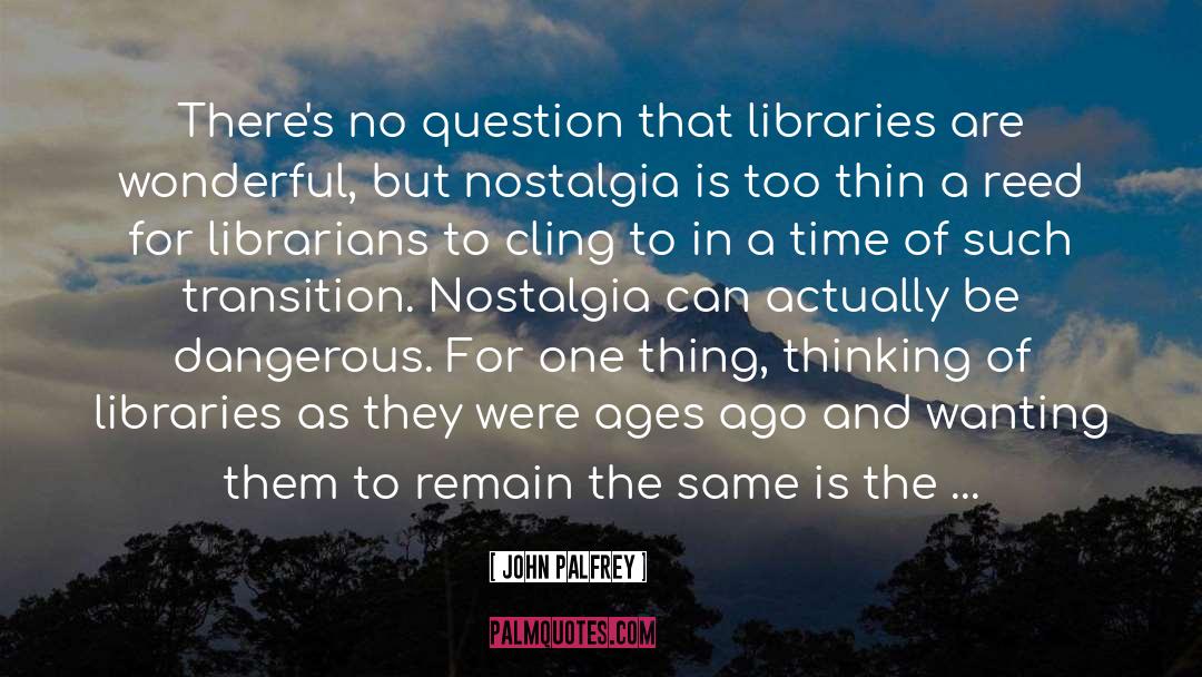 Librarians quotes by John Palfrey