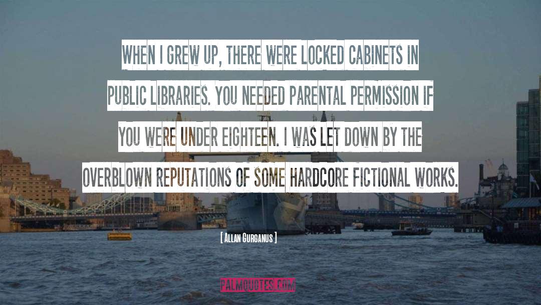 Libraries quotes by Allan Gurganus