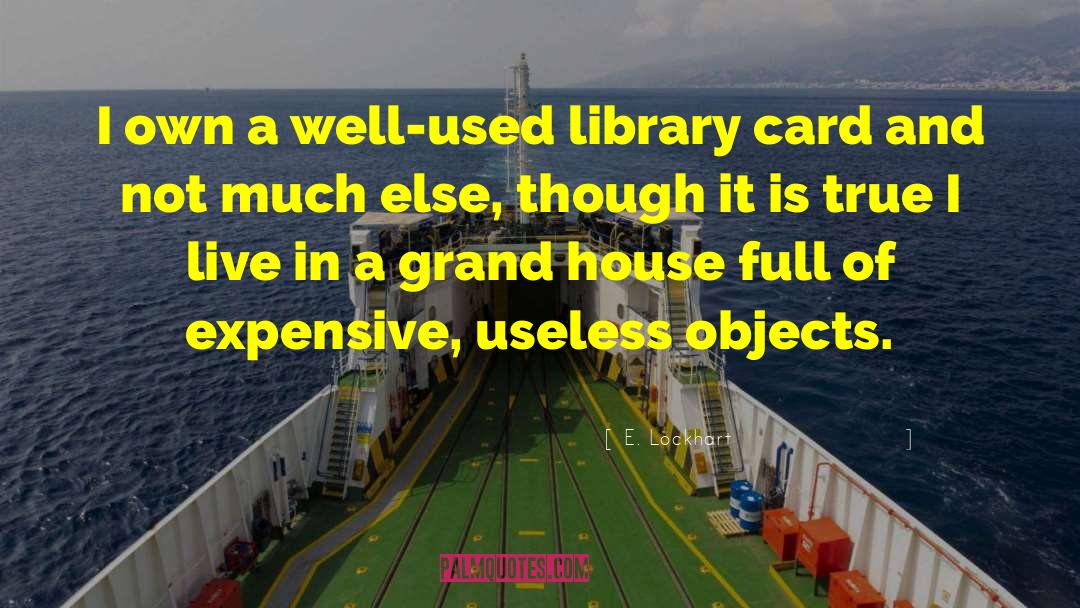 Library Card quotes by E. Lockhart