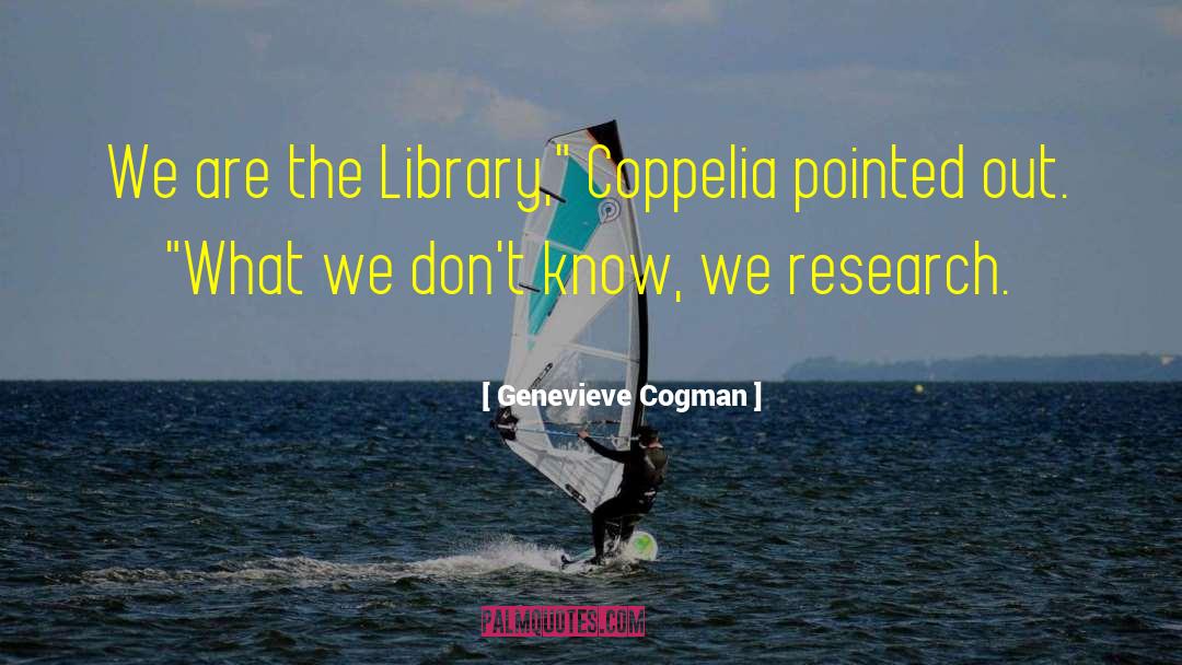 Library Libraries quotes by Genevieve Cogman