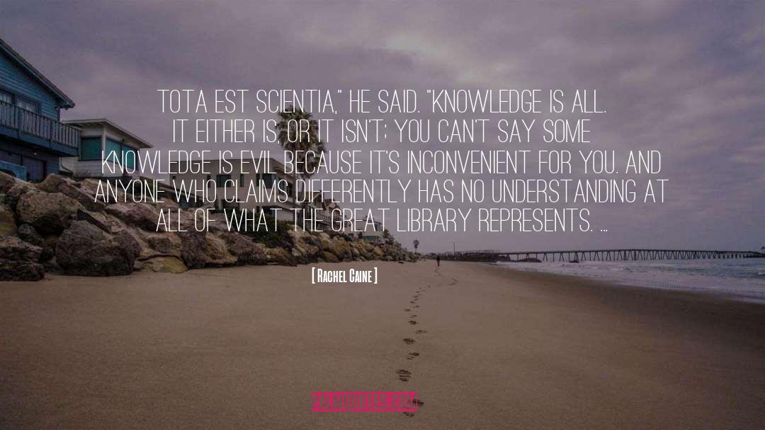Library quotes by Rachel Caine