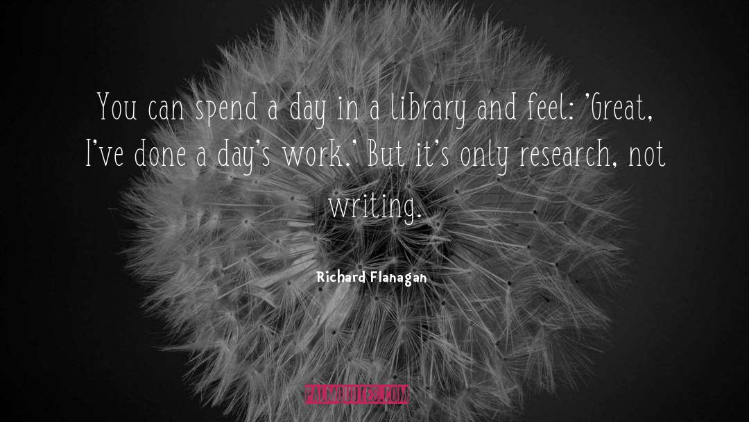 Library quotes by Richard Flanagan