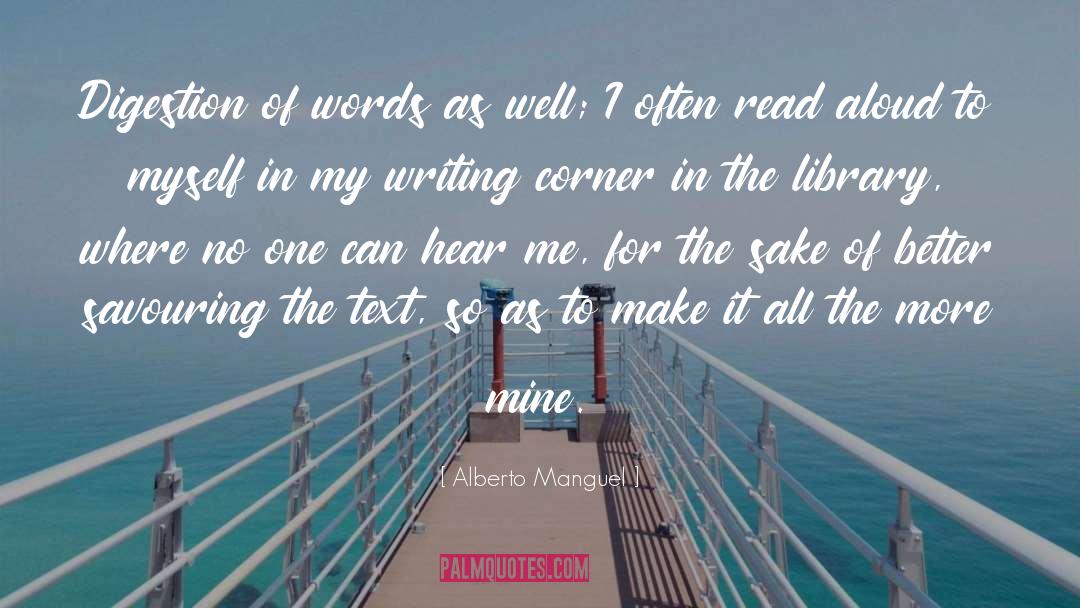 Library quotes by Alberto Manguel
