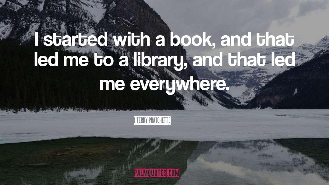 Library quotes by Terry Pratchett
